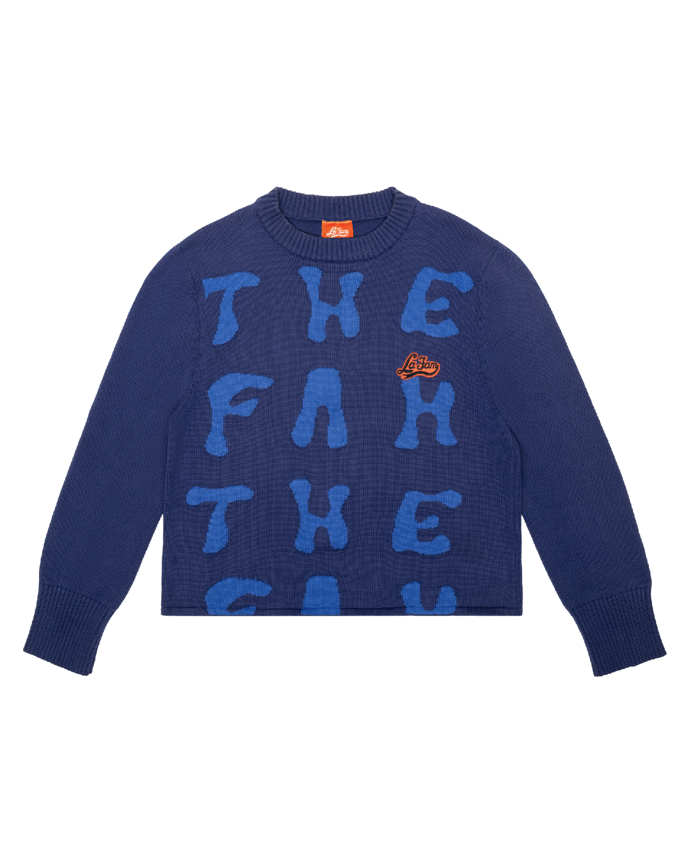 THE FAM knit blue