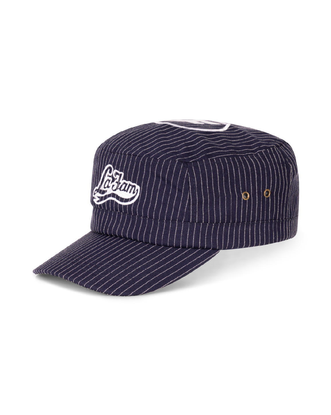 Pinstripe f cap navy – La Fam