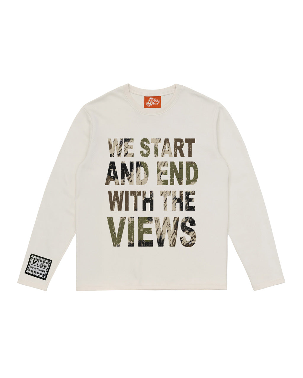 Views x La Fam camo long sleeve