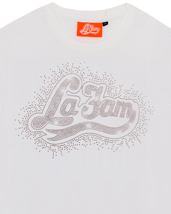 CHANMINA AREA OF DIAMOND Tシャツ ホワイト Lサイズ CHANMINA AREA OF