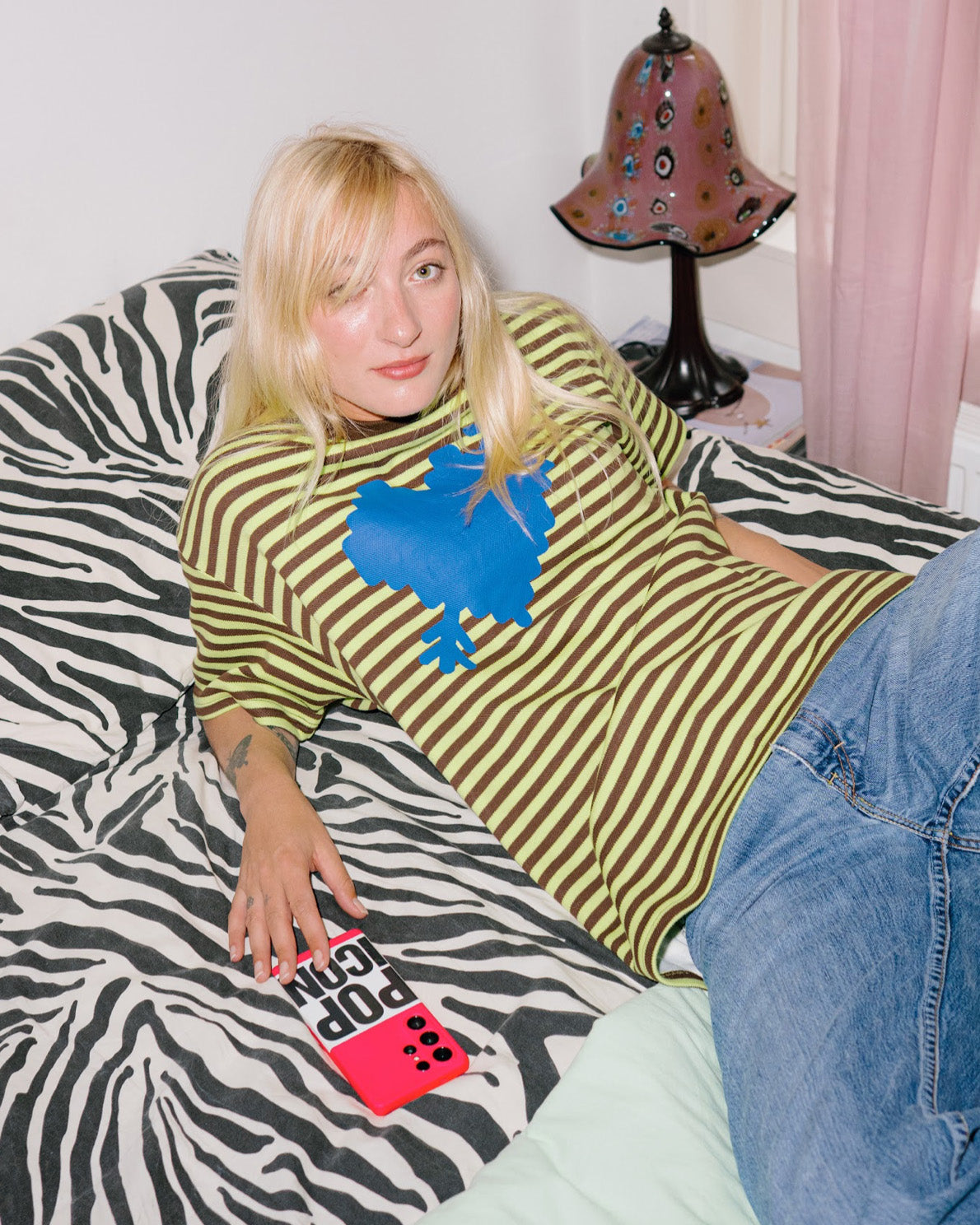 S10 x Froukje striped yellow tee : pre-order