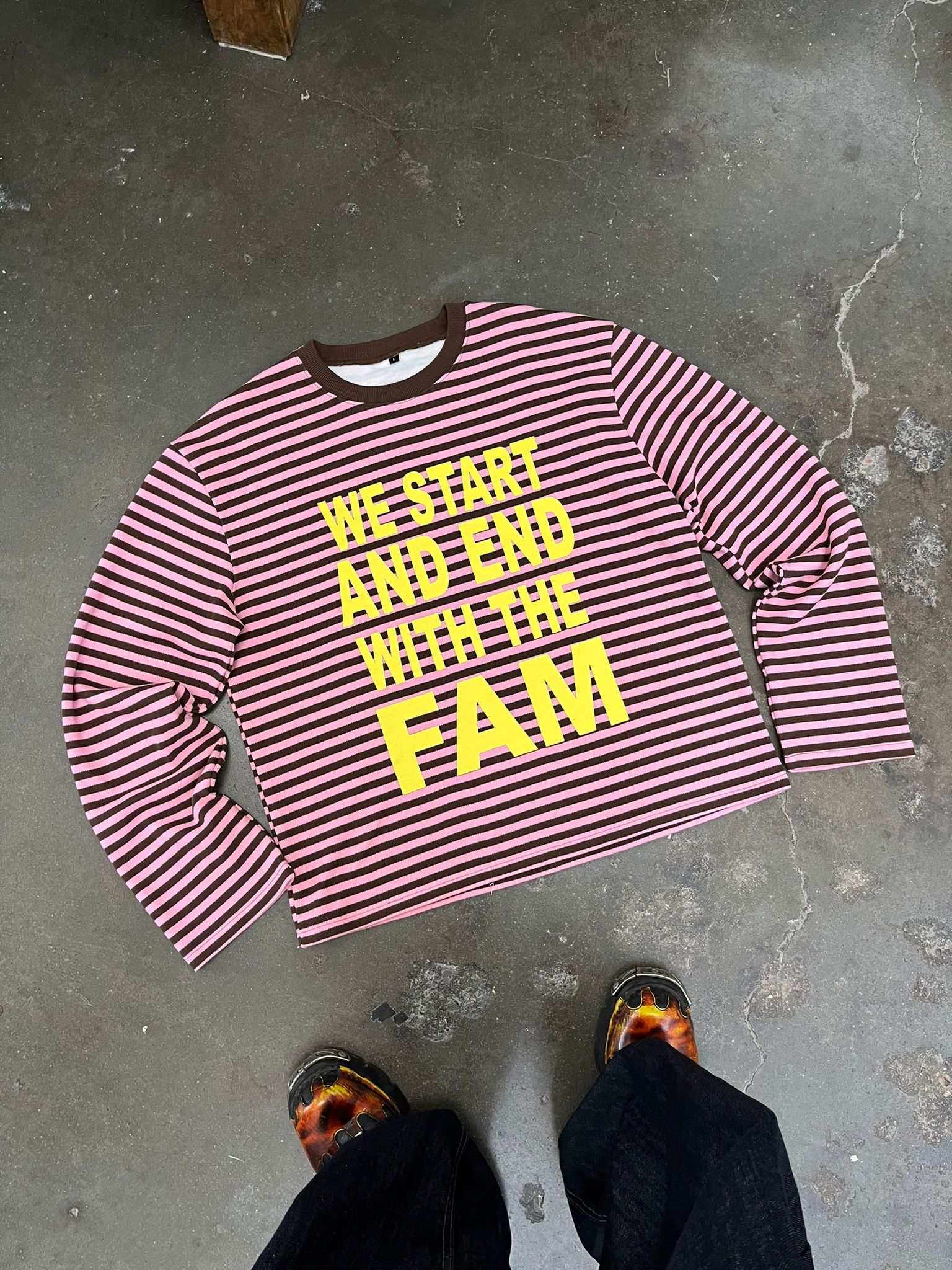 STRIPED LA FAM LONGSLEEVE