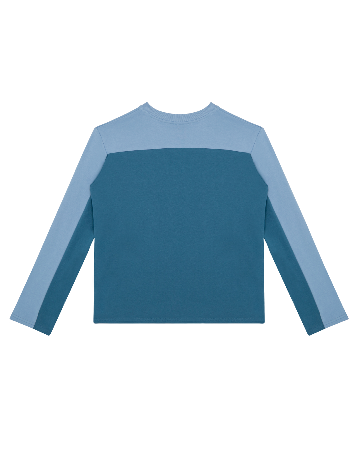 TWO-TONE LOGO LONG SLEEVE BLUE