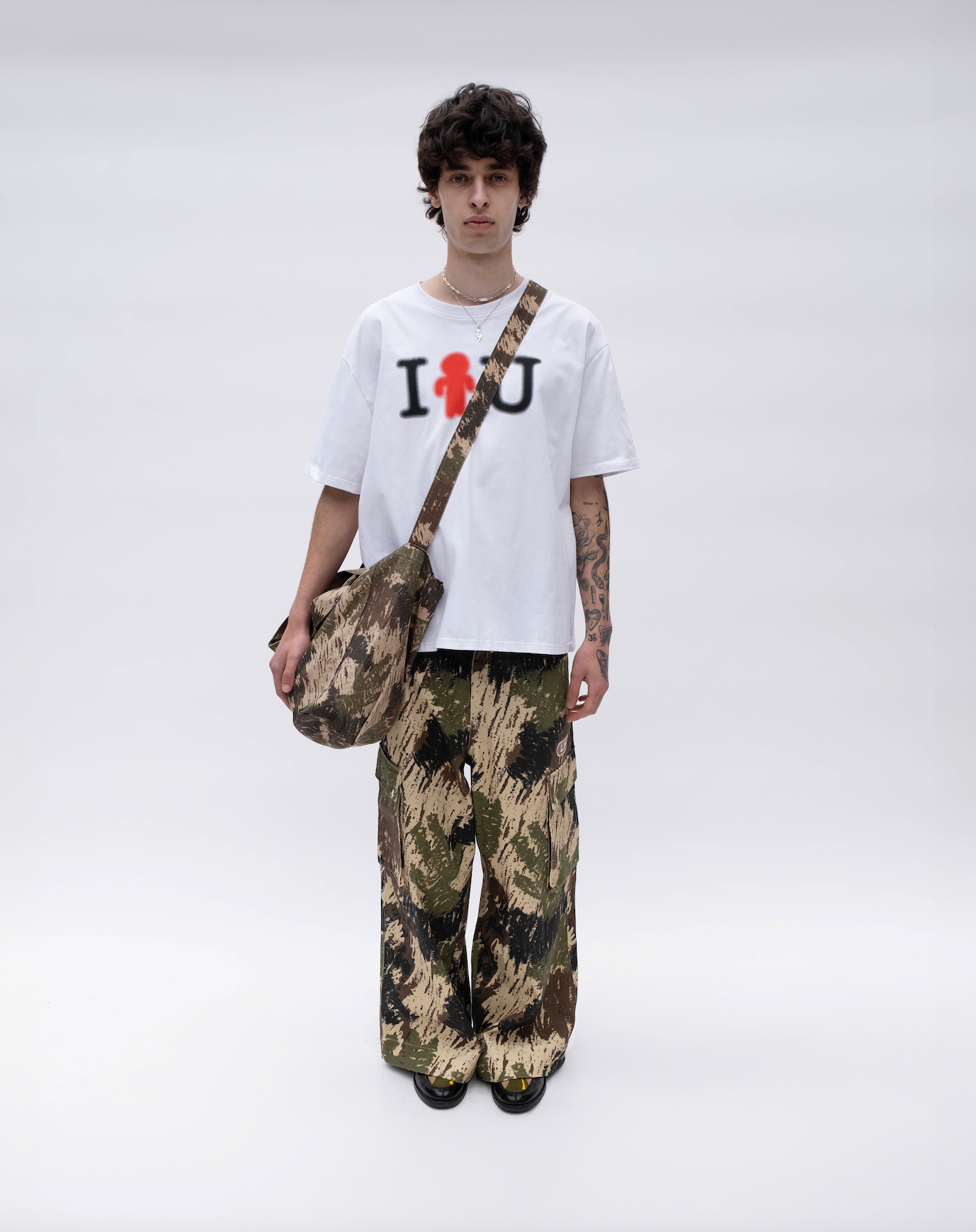 La Fam CRAYON CAMO PANTS S size La Fam CRAYON CAMO PANTS S size
