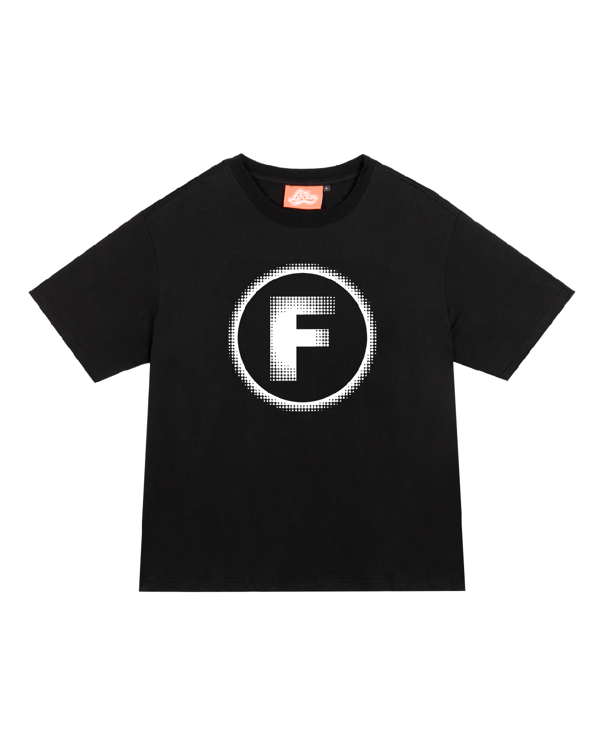 Black circle tee