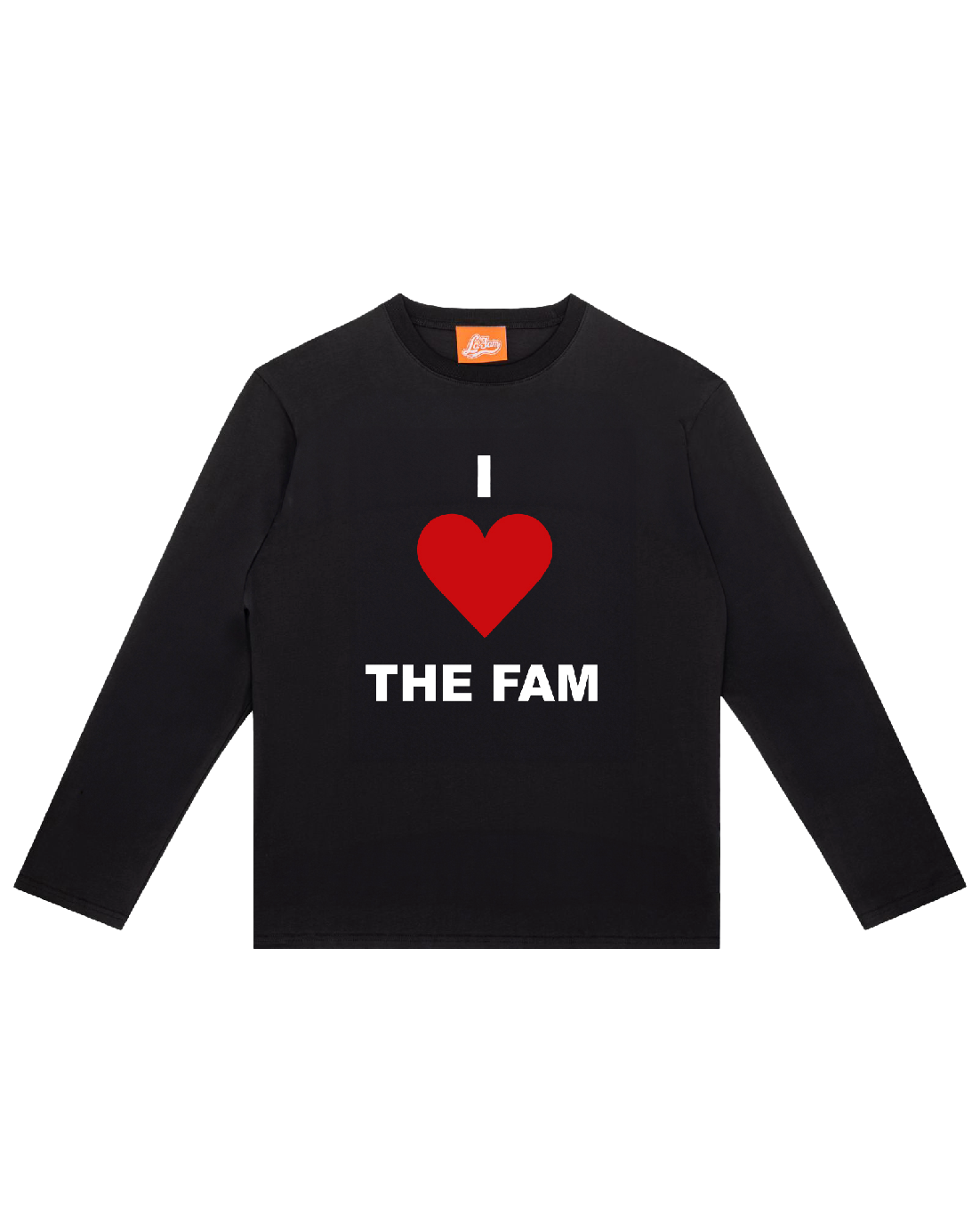 I love the fam longsleeve black