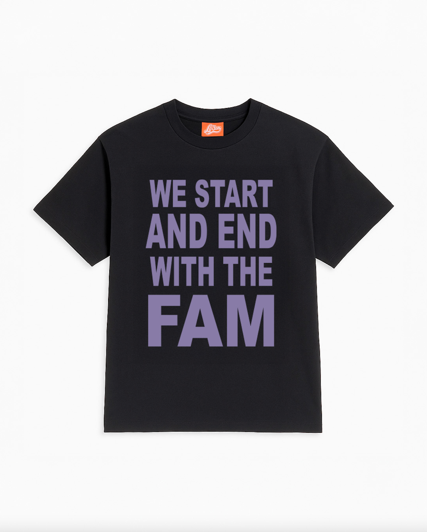 wsaewtf t-shirt navy blue/ purple