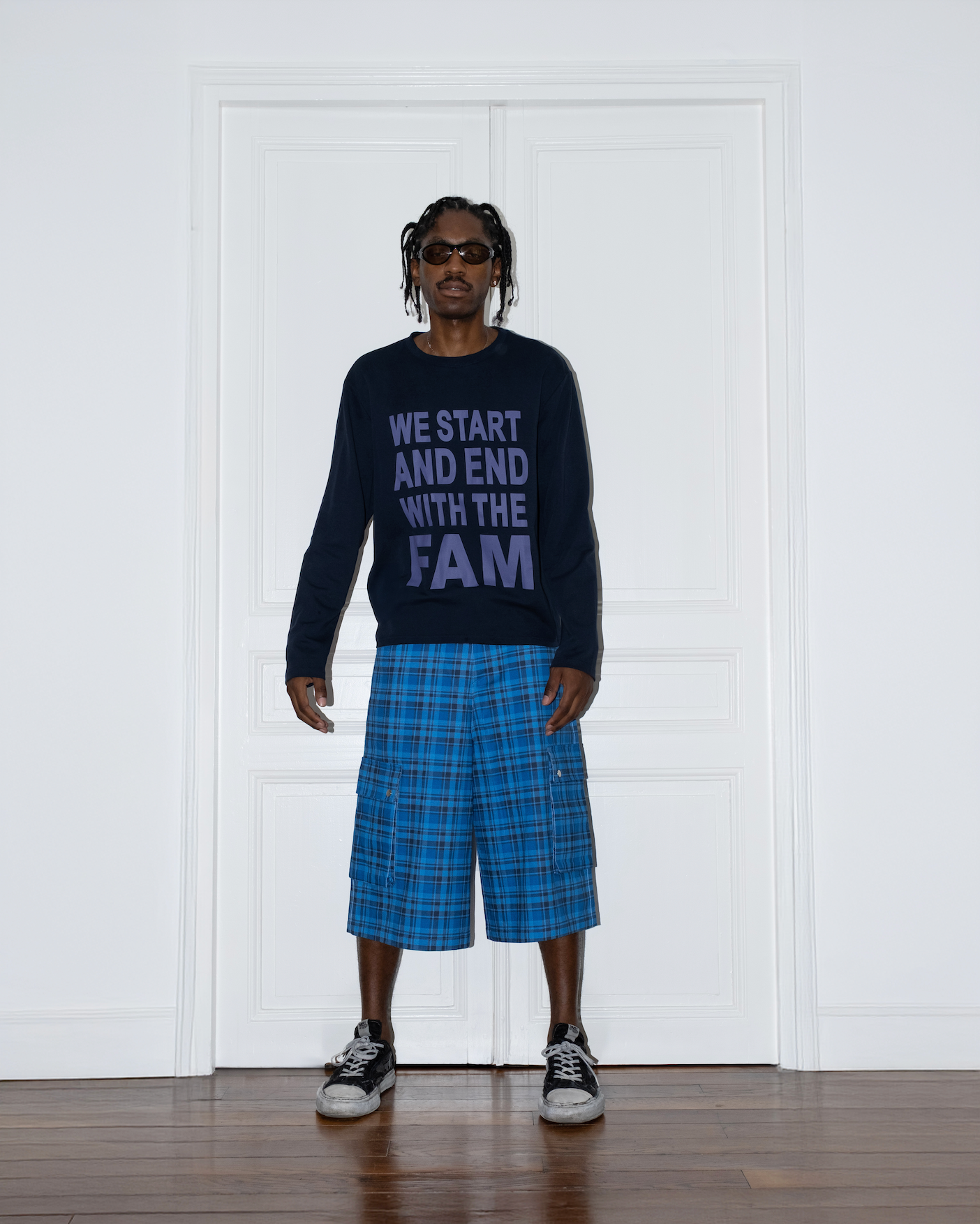 wsaewtf long sleeve navy/purple – La Fam