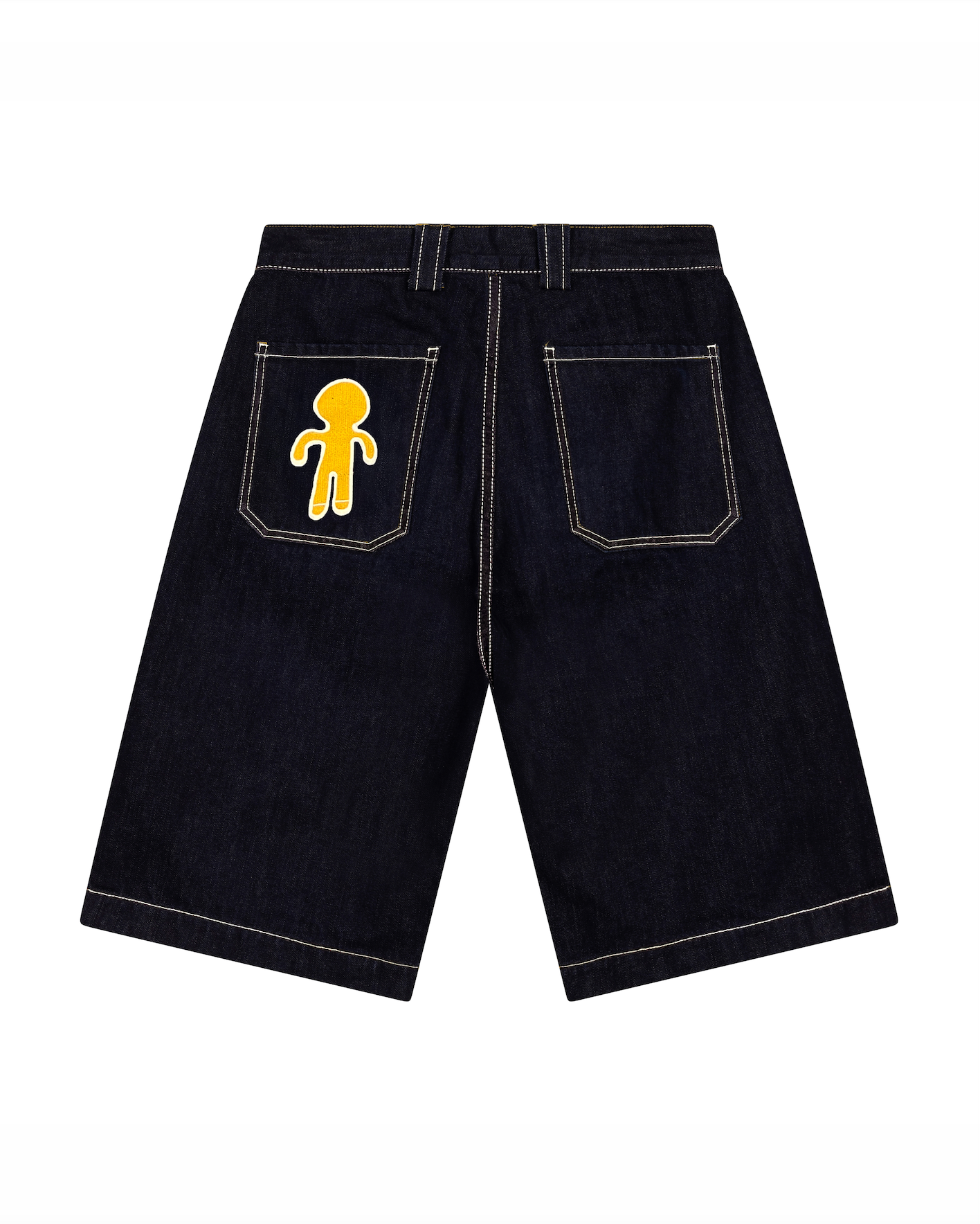 f circle denim shorts