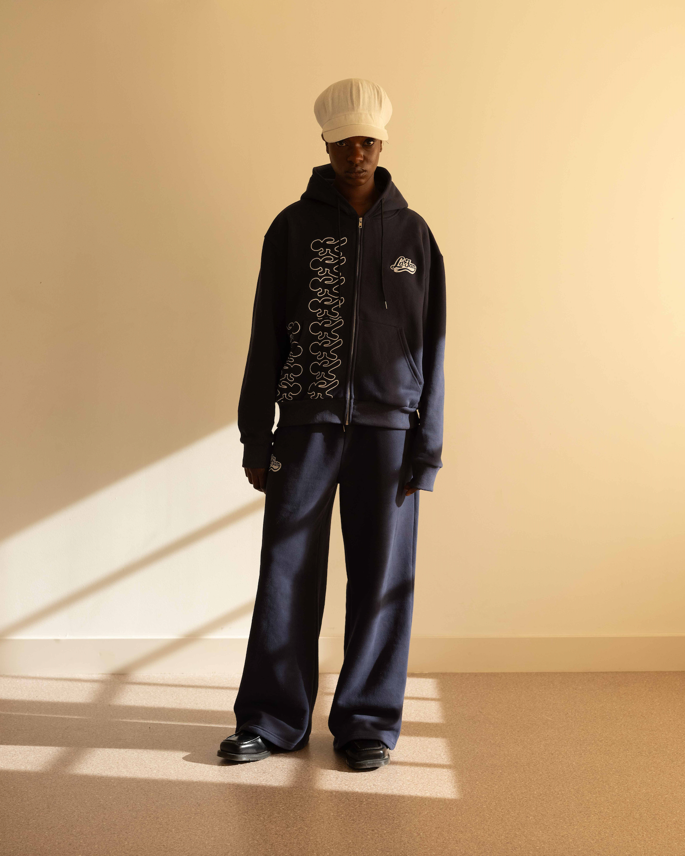running rico jogging zipper navy