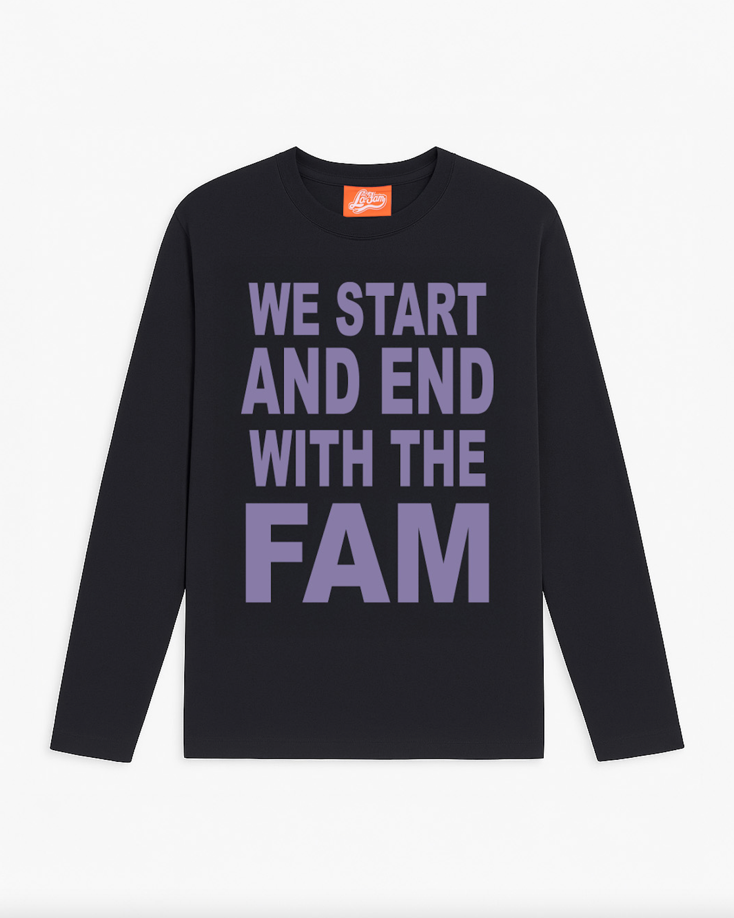wsaewtf long sleeve navy/purple