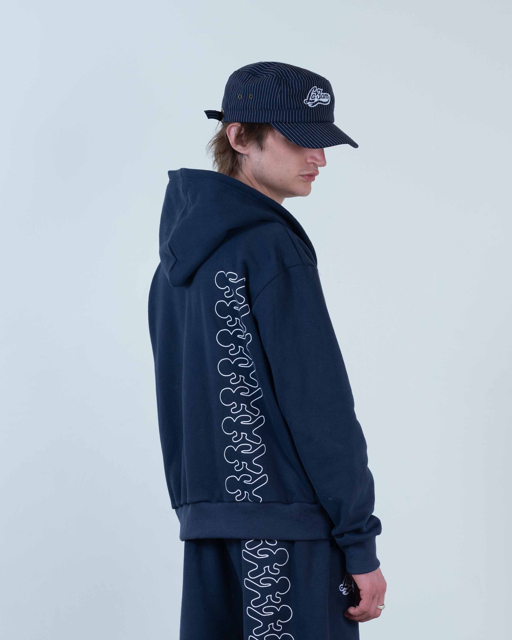 running rico jogging zipper navy