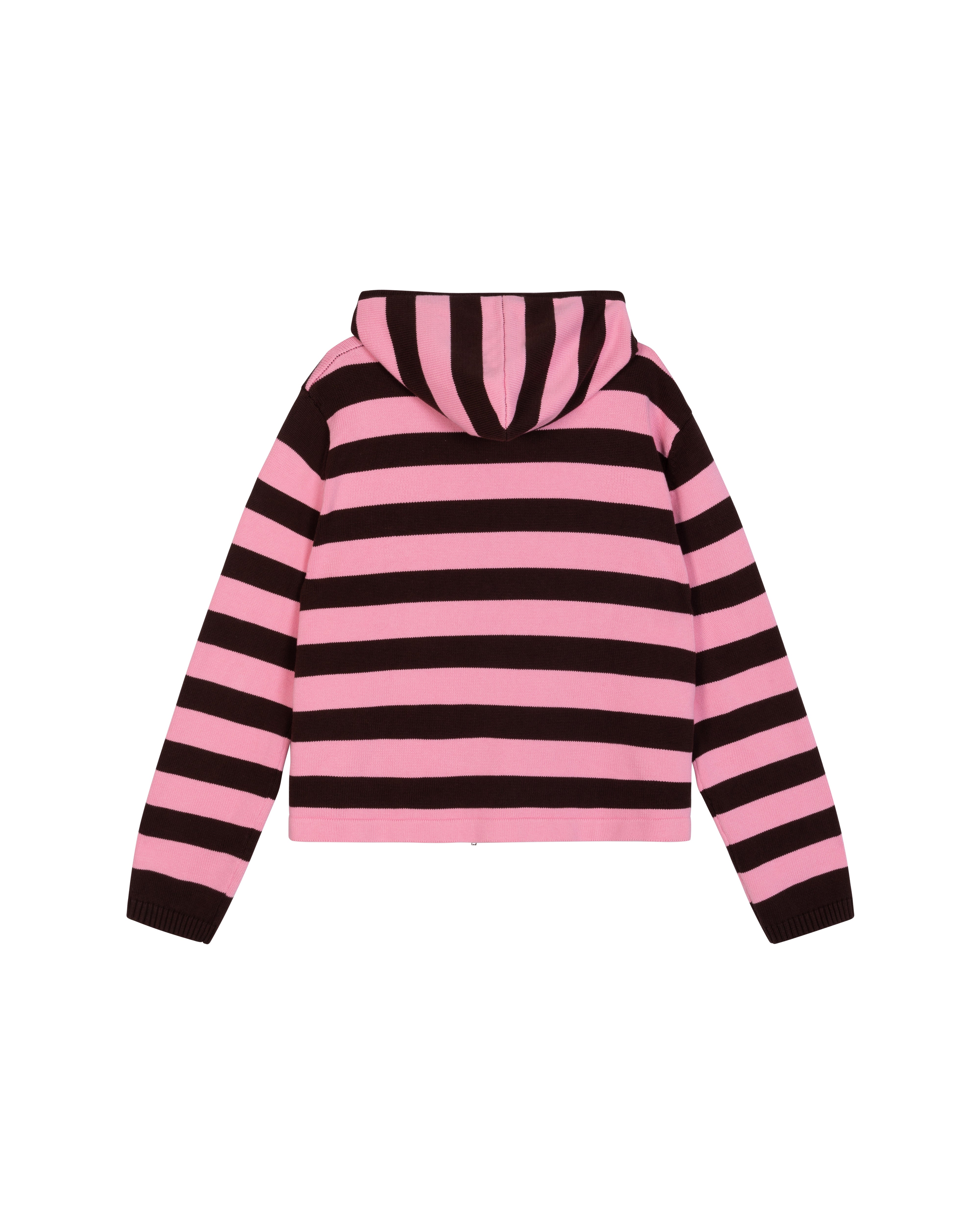 stripe KNIT towel hoodie | NKNIT