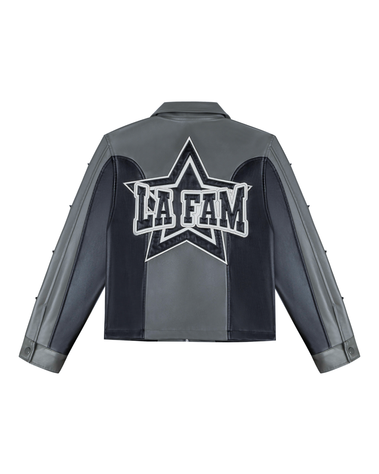 star jacket black-grey